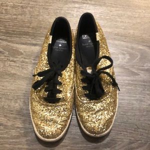 Keds/kate space glitter tennis shoes